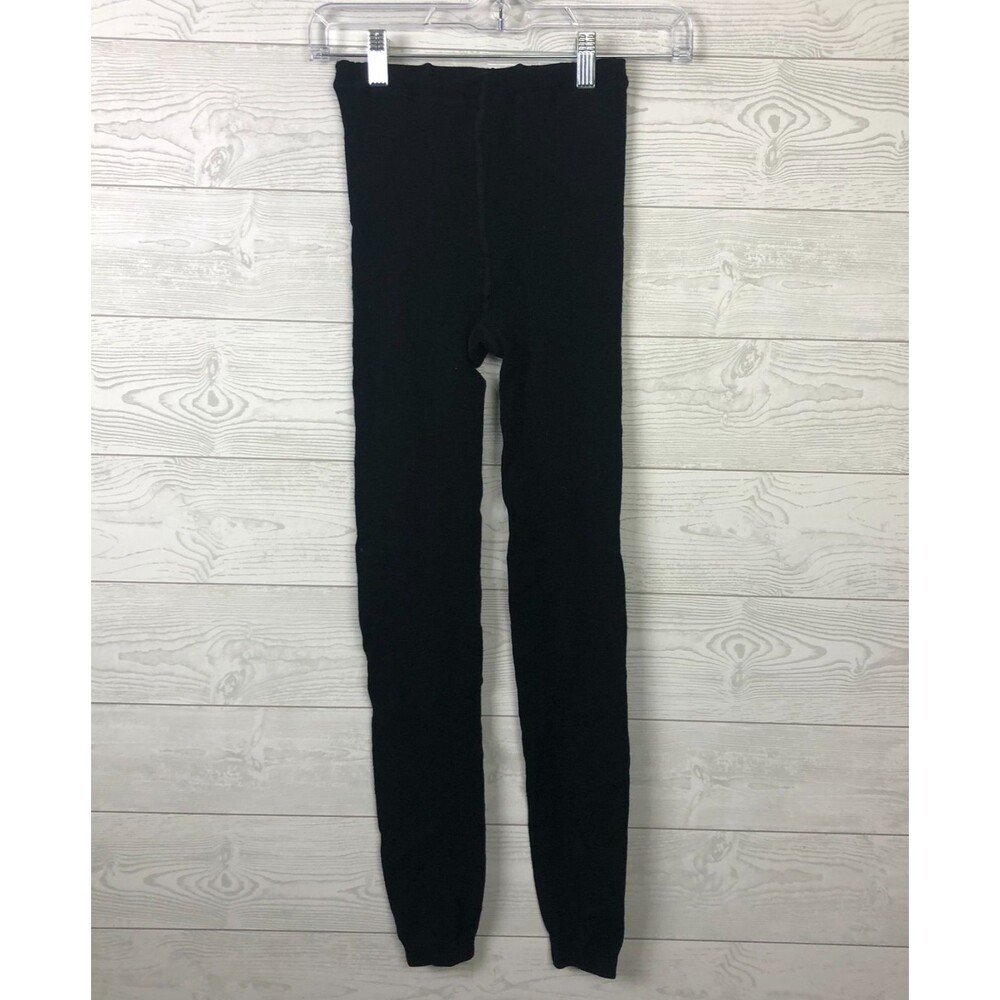 Smartwool Women's Large Wool Blend Tights Solid Black Base Layer Pull On